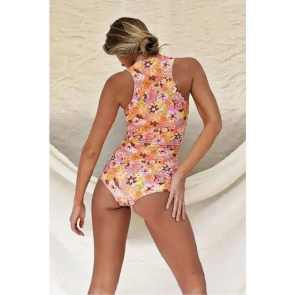Stone Fox Rafa One  Piece Swimsuit-Retro Pop-XS-NWT - Picture 2 of 8